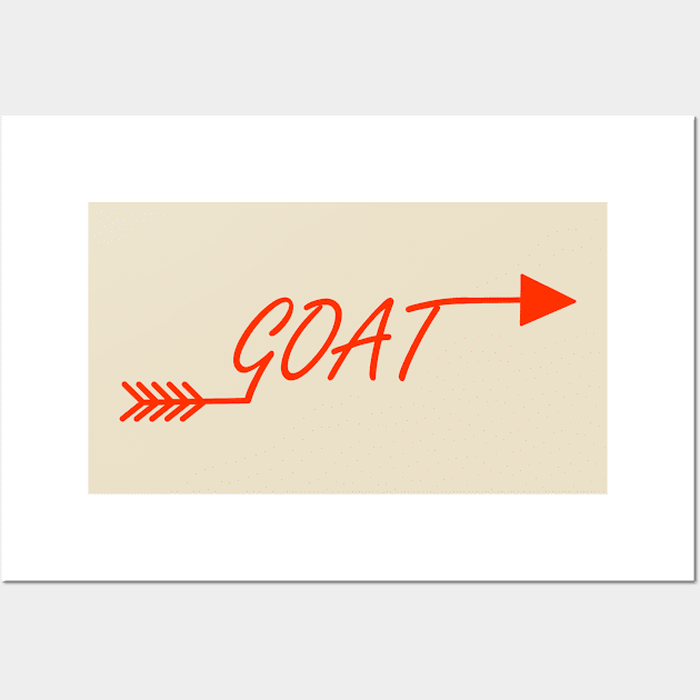 G.O.A.T. Wall Art by Mitalie